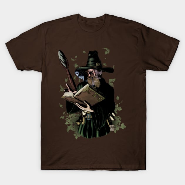 Woodland Wizard T-Shirt by SimonBreeze